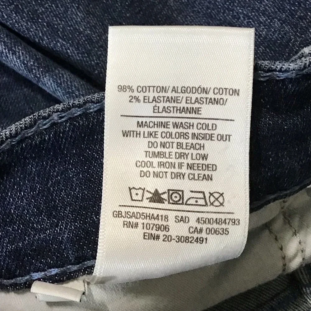 Hudson Blair High Rise Super Skinny‎ Ankle Jeans 25